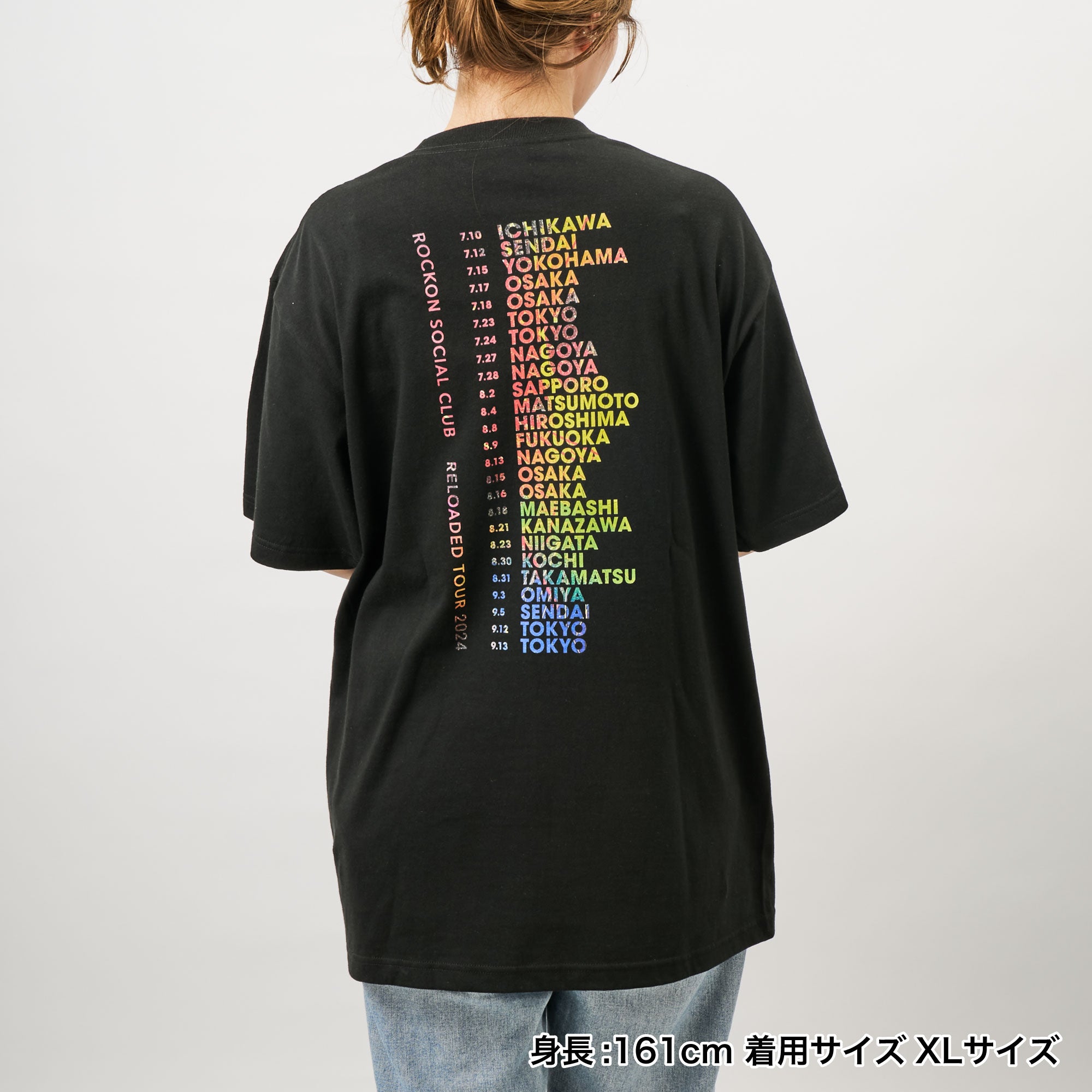 レインボーツアーTシャツ（ブラック） – Rockon Social Club OFFICIAL STORE