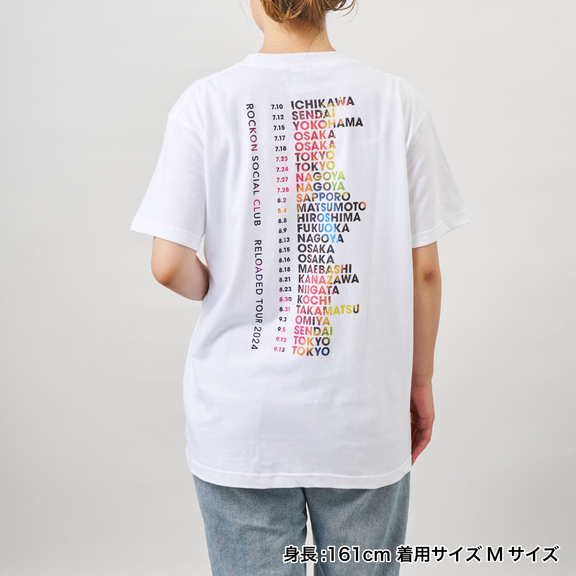 レインボーツアーTシャツ（ホワイト） – Rockon Social Club OFFICIAL STORE