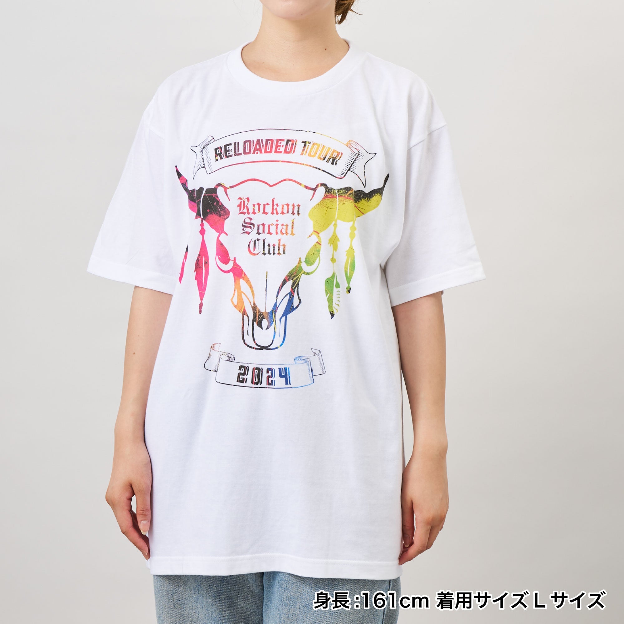 レインボーツアーTシャツ（ホワイト） – Rockon Social Club OFFICIAL STORE