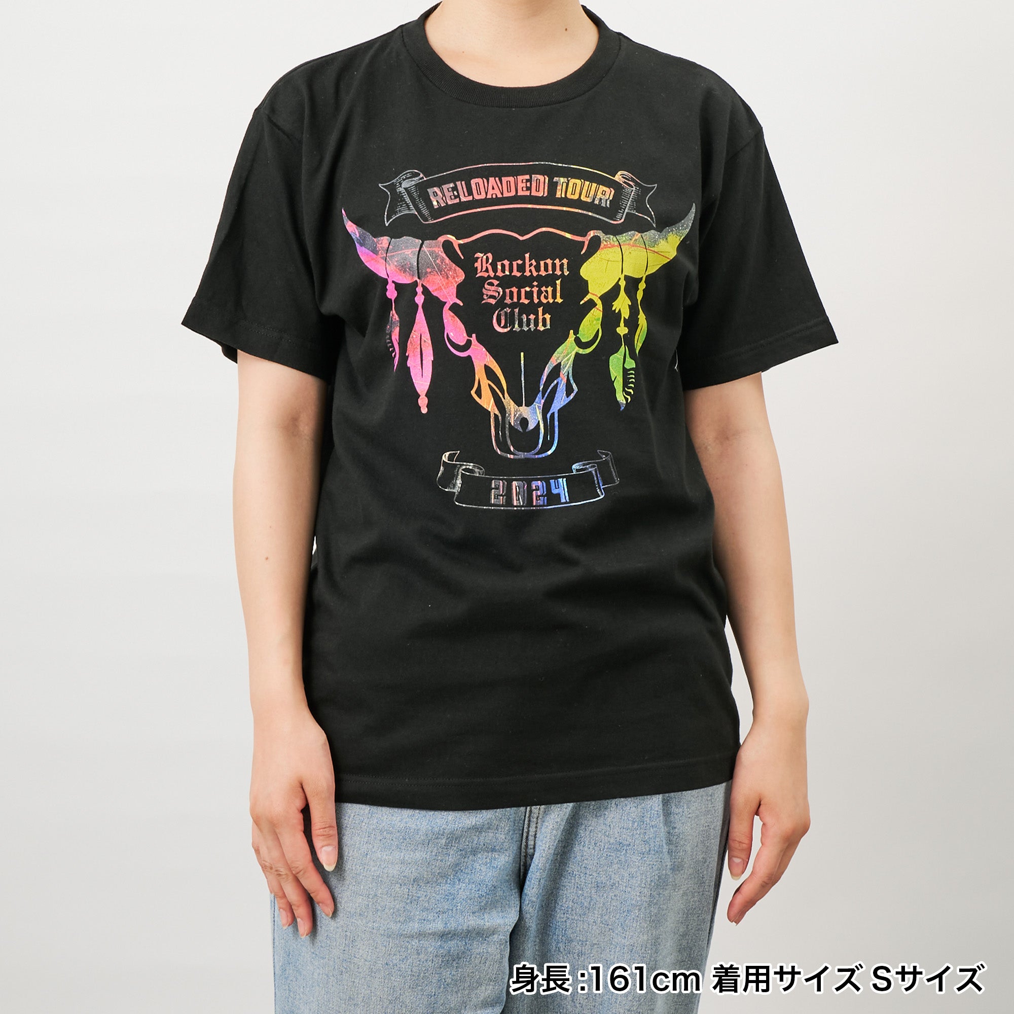 レインボーツアーTシャツ（ブラック）