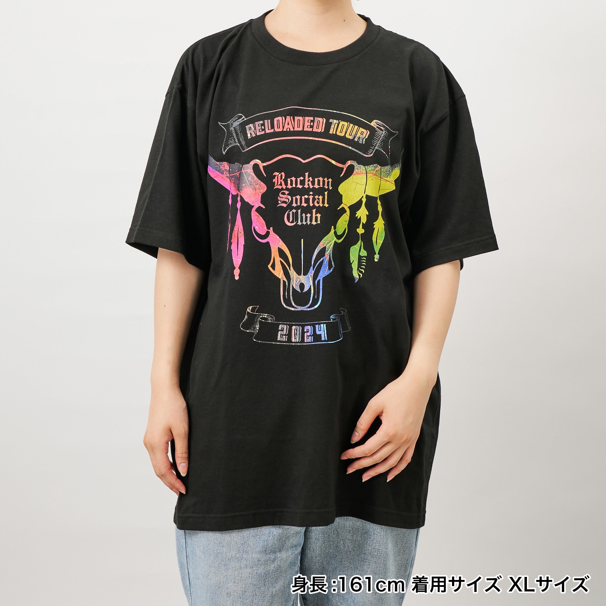 レインボーツアーTシャツ（ブラック）